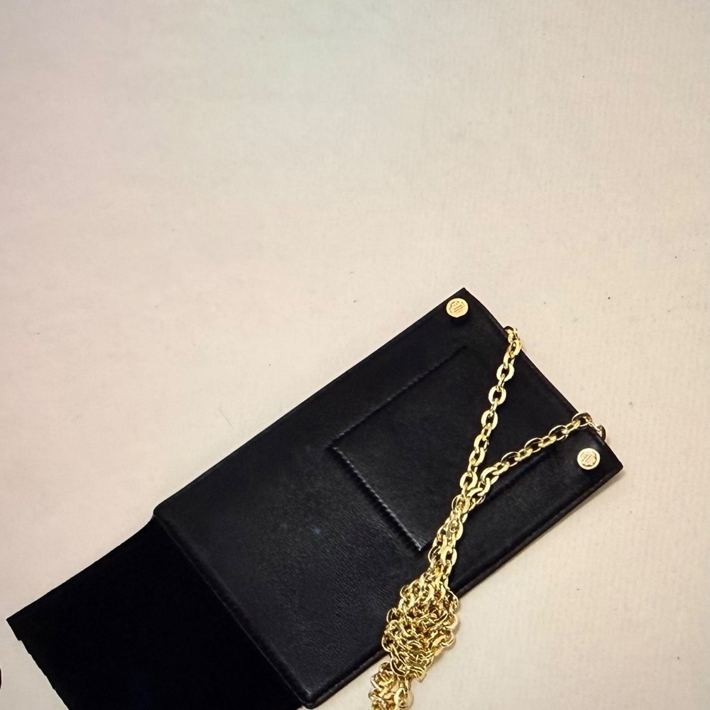Maje Leather Fringe Phone Bag In Black - Picture 2 of 4